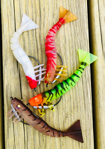 Soft Bait Prawn / Shrimp Jig (6oz/4.7in) Bay State Tackle Soft Bait Prawn / Shrimp Jig (6oz/4.7in) Bay State Tackle