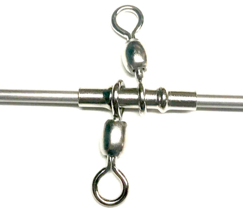 Spreader Teaser Bar - Unrigged (Stainless Steel / Double Swivel Hub) – Bay  State Tackle